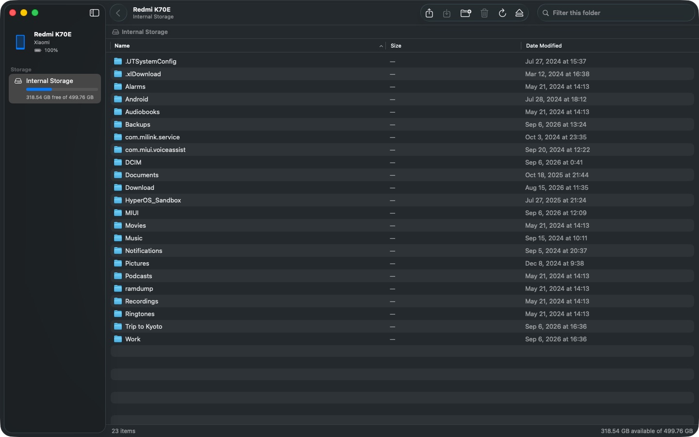 Plugged in dark mode